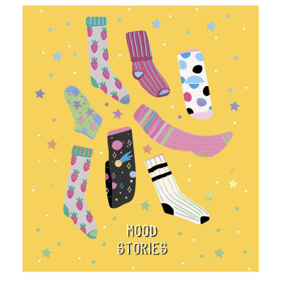 Зошит Школярик Mood stories 12 аркушів лінія (012-2889L)