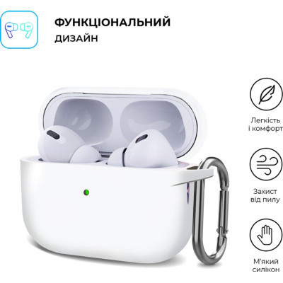Чохол для навушників Armorstandart Hang Case для Apple AirPods Pro 2 White (ARM68586)