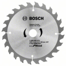 Круг відрізний Bosch пиляльний Eco for WO 160x20/16-24T (2.608.644.373)