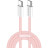 Дата кабель USB-C to USB-C 1.0m 60W 3.0А pink ColorWay (CW-CBPDCC061-P)