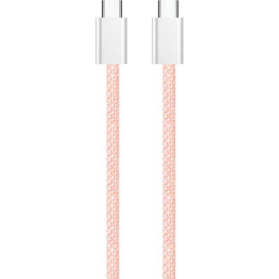 Дата кабель USB-C to USB-C 1.0m 60W 3.0А pink ColorWay (CW-CBPDCC061-P)