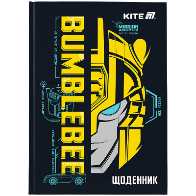 Щоденник шкільний Kite Transformers, тверда обкладинка (TF25-262)