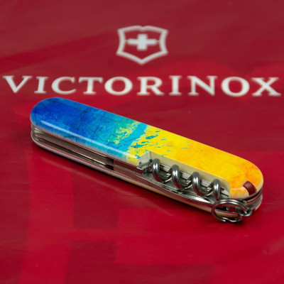 Ніж Victorinox Spartan Ukraine 91 мм Жовто-синій малюнок (1.3603.7_T3100p)