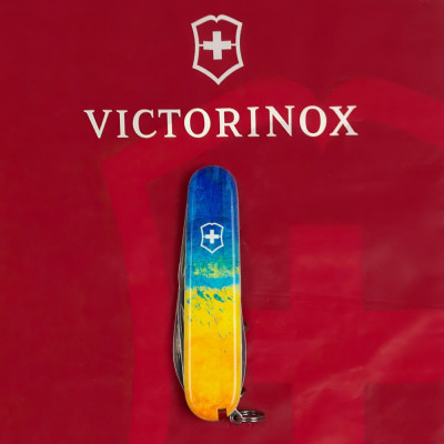 Ніж Victorinox Spartan Ukraine 91 мм Жовто-синій малюнок (1.3603.7_T3100p)