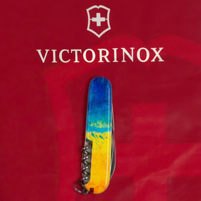 Ніж Victorinox Spartan Ukraine 91 мм Жовто-синій малюнок (1.3603.7_T3100p)