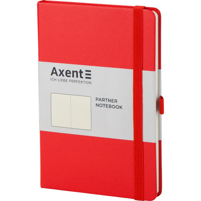 Книга записна Axent Partner 125х195 мм без лініюванням 96 аркушів Червона (8307-05-A)