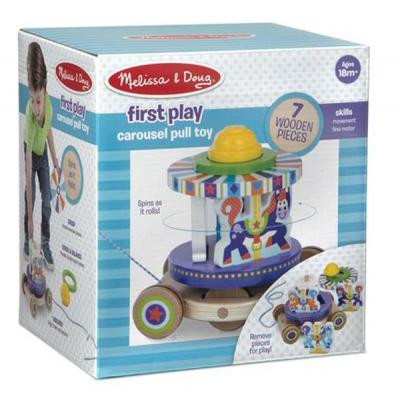 Розвиваюча іграшка Melissa&amp;Doug Перша дерев&#039;яна іграшка Карусель (MD13616)