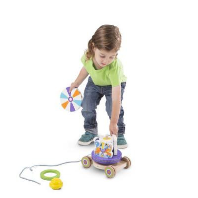 Розвиваюча іграшка Melissa&amp;Doug Перша дерев&#039;яна іграшка Карусель (MD13616)