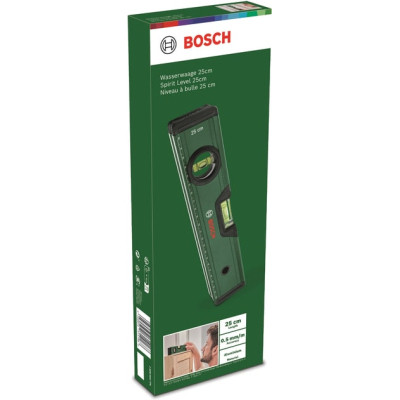 Рівень Bosch 25см, 2 капсули, алюмінієвий корпус (1.600.A02.7PL)