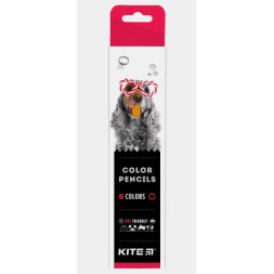 Олівці кольорові Kite Dogs 6 шт (K22-050-1)