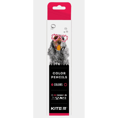 Олівці кольорові Kite Dogs 6 шт (K22-050-1)