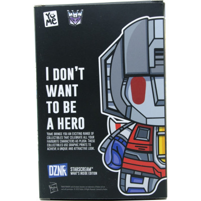 М&#039;яка іграшка YUME колекційна Transformers - Starscream м&#039;яконабивна (19622)