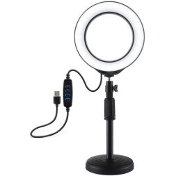 Набір блогера Puluz Ring USB LED lamp PU392 6.2&quot; + table mount 18-28 см (PU392)