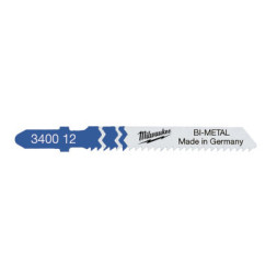Полотно Milwaukee для лобзика T118BF Bi-Metal, 55мм/ крок зуба 2,0мм,5шт, універсальні (4932340012)