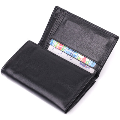 Гаманець ST Leather Шкіряний Чорний (22488)