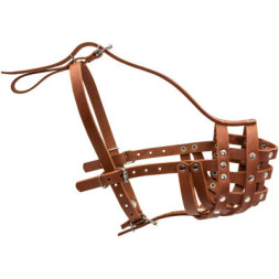 Намордник для собак Collar твердий (ротвейлер великий) коричневий (06196)