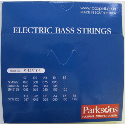 Струни для гітари Parksons Electric Bass (45-105) (SB45105)