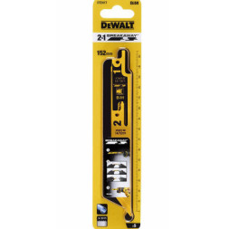 Полотно DeWALT біметалічний BREAKAWAY, 152 мм, крок 14-18 TPI, 5 шт (DT2417)