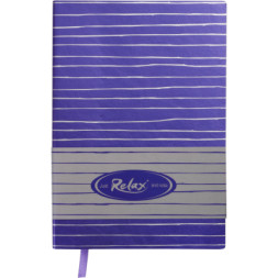 Книга записна Buromax RELAX А5 96 аркушів лінія, фіолетовий (BM.295201-07)
