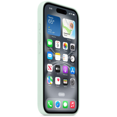 Чохол до мобільного телефона Apple iPhone 16 Silicone Case with MagSafe - Aquamarine,Model A3313 (MDGP4ZM/A)