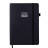 Книга записна Buromax Respect 96 аркушів А5 у клітинку чорний (BM.295108-01)
