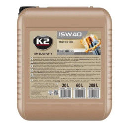 Моторна олива K2 SL/CF 15W-40 20 л (O25320E)