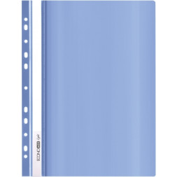 Папка-швидкозшивач Economix А4 Light з перфорації, синя (E38504-02)