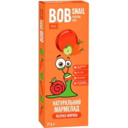 Мармелад Bob Snail Равлик Боб яблуко-Морква 27 г (4820219344230)