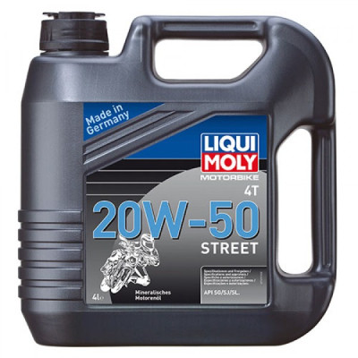 Моторна олива Liqui Moly Motorbike 4T 20W-50 Street 4л. (1696)