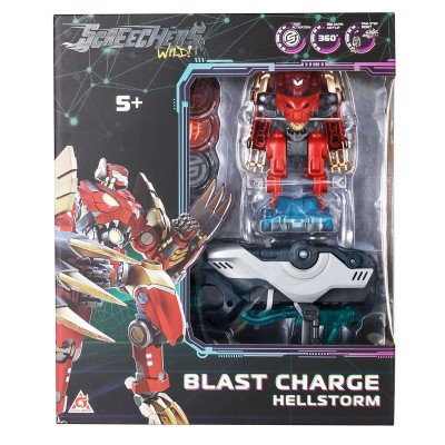 Трансформер Screechers Wild ! S5 L1 – Хелшторм (EU686112)