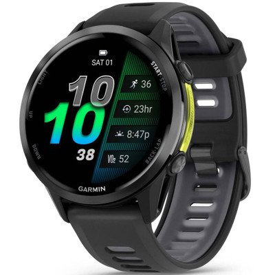 Смарт-годинник Garmin Forerunner 970, Black/Amp Yellow, GPS (010-02969-10)