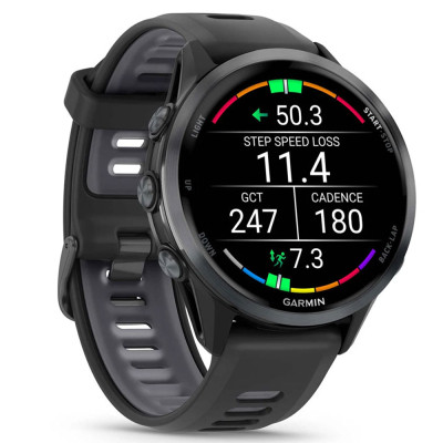 Смарт-годинник Garmin Forerunner 970, Black/Amp Yellow, GPS (010-02969-10)