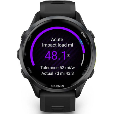 Смарт-годинник Garmin Forerunner 970, Black/Amp Yellow, GPS (010-02969-10)