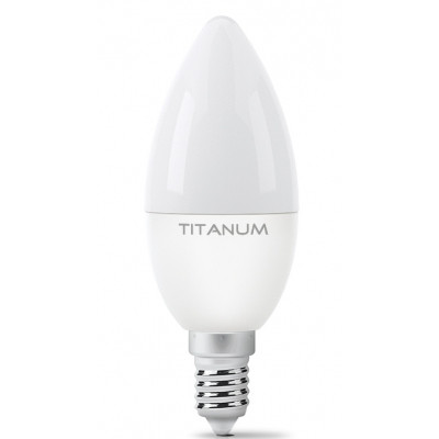 Лампочка TITANUM C37 6W E14 3000K (TLС3706143)