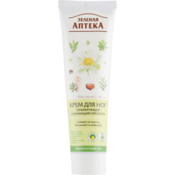 Крем для ніг Зелена Аптека Тонізуючий знімає набряклість 100 мл (4823015908750)
