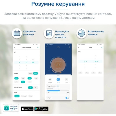 Зволожувач повітря Levoit LV600S Smart Hybrid Ultrasonic Humidifier (HEAPHULVSEU0042)