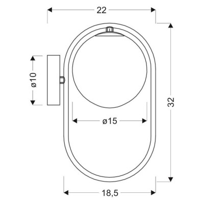 Бра Candellux 21-10179 Cordel (21-10179)