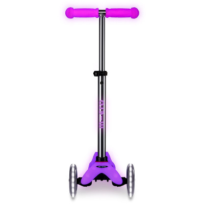 Самокат Micro Mini Deluxe Glow LED Морозний рожевий (MMD217)
