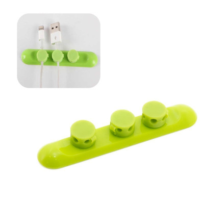 Тримач для кабелю Extradigital CC-952 Cable Clips, Green (KBC1704)