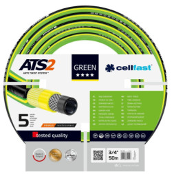 Шланг для поливу Cellfast GREEN ATS, 3/4&quot;, 50м, 5 шарів, до 30 Бар, -20…+60°C (15-121)