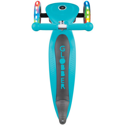 Самокат Globber Primo Foldable Lights бірюзовий (432-105-2)