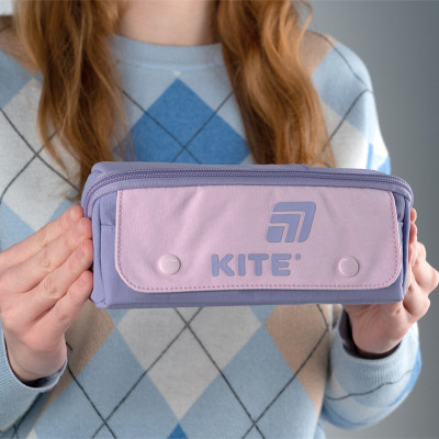 Пенал Kite 2702-2 фіолетово-рожевий (K25-2702-2)