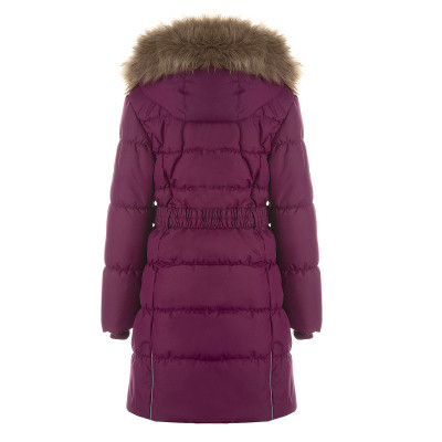 Пальто дитяче Huppa YACARANDA 12030030 бордовий 128 (4741468682877)