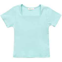 Футболка дитяча Breeze у рубчик (18706-134G-mint)