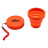 Чашка туристична Tramp Silicone 180ml Orange (UTRC-083-orange)