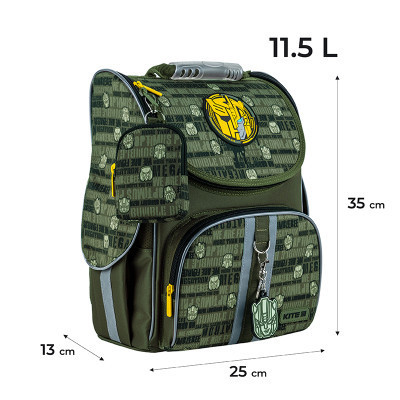Рюкзак шкільний Kite Education каркасний 501 Transformers (TF24-501S)