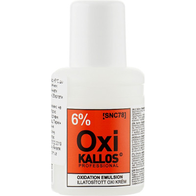 Окислювач для волосся Kallos Cosmetics Oxi Oxidation Emulsion With Parfum 6% 60 мл (5998889516697)