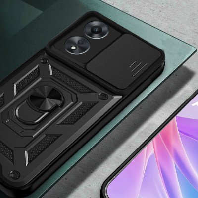 Чохол до мобільного телефона BeCover Military Oppo A78 4G Black (710711)