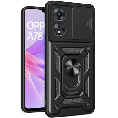 Чохол до мобільного телефона BeCover Military Oppo A78 4G Black (710711)