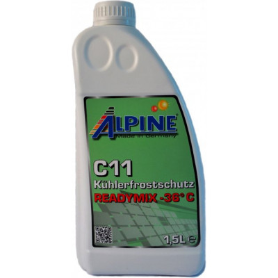 Антифриз Alpine C11 -36C зелен. 1,5л (1,7кг.) (RM 1145G-15)